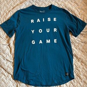 Under Armour Blue Short Sleeve Tee Raise Your Game